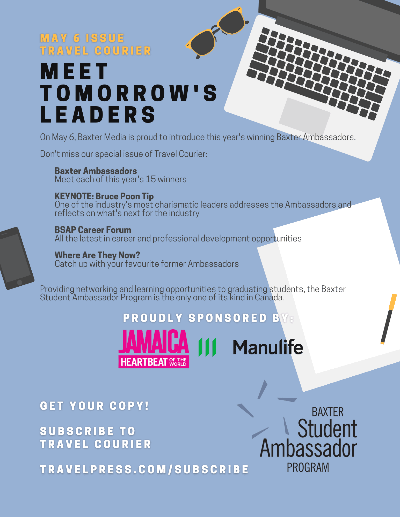 Baxter Student Ambassador Program Travel CourierTravel Courier