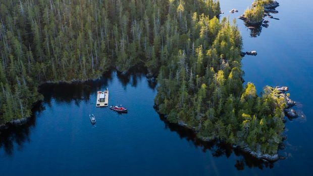 Tofino Resort + Marina - floating sauna aerials_credit Marcus Paladino 4(1)_1875x750